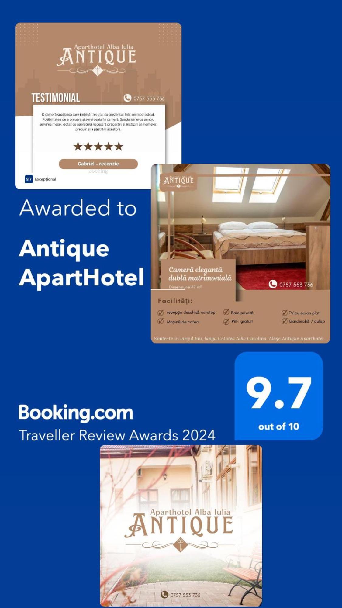 Antique ApartHotel Alba Iulia Extérieur photo